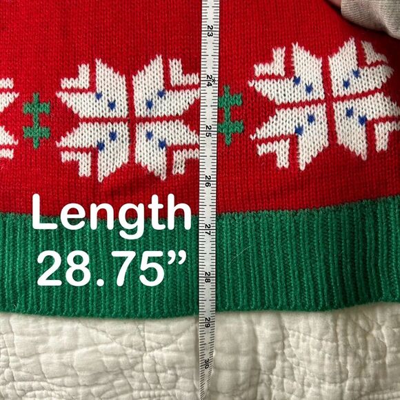 Men’s Multi colored Super Soft Christmas Sweater by Jolly Sweaters Sz Lg - Picture 6 of 7
